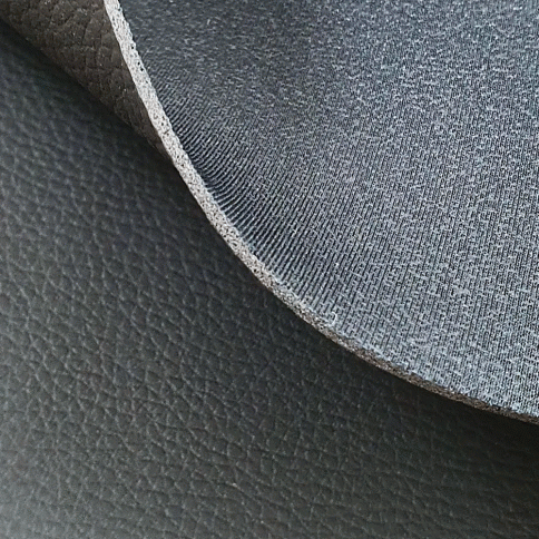 Материал каучуковый для перетяжки рулей и ручек черный средний глянец 1м х 1,4м шаг 0,5м фото 2