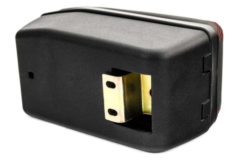 Подлокотник  ВАЗ 2170 Лада Приора 1 экокожа черный с красной ниткой SALMAN   фото 4