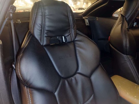 Драйв  чехлы универсальные LAMBO экокожа черный черный комплект    фото 4