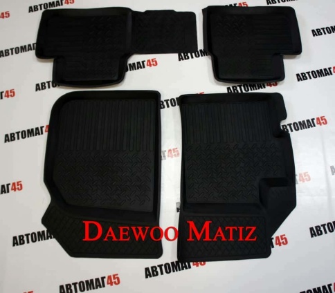 Коврики  в салон Daewoo Matiz Chevrolet Spark комплект 4шт  фото 1