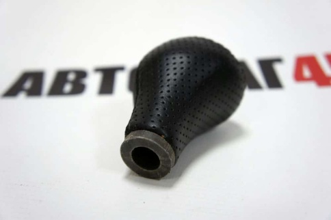 Ручка КПП  универсальная кожа черная 4,5см под кольцо фиксации задней передачи крюк    фото 3