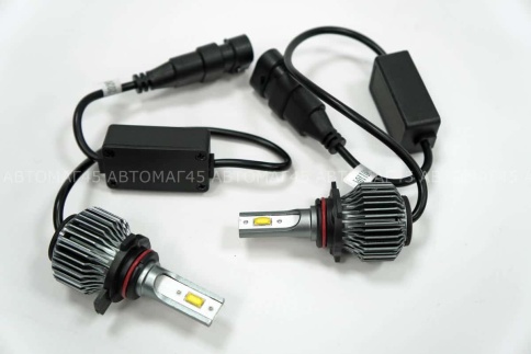 C8  чип СОВ LED 2шт HIR2 (9012) 12В 20W 6000К 2400Lm гарантия 1мес    фото 3