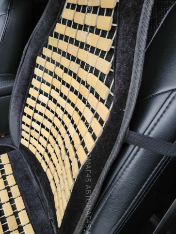 Федор Авто  накидка на сиденье массажер черный светлое дерево    фото 4