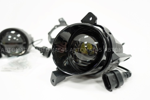 Ruzoom S19 Фары п/туманные 1 линза Lada Kalina 1118 Granta 2190 Largus LED 64W 7500LM 2шт гар 6мес фото 3