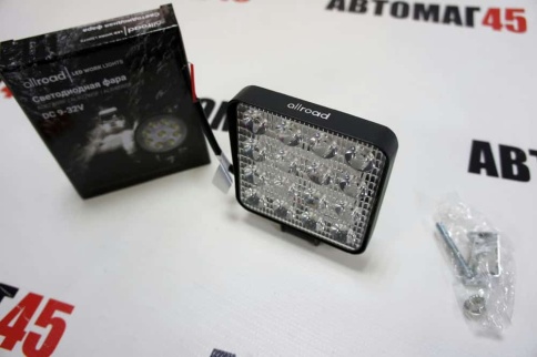 Allroad  фара светодиодная 6000К 1400Lm 10-30V  16 диодов 48Вт дальний свет 1шт гарантия1 мес  фото 9