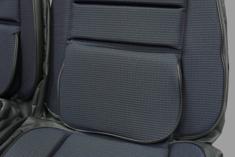 Авточехлы  ВАЗ 2109 2114 2115 Нива пятидверная до 2019г жаккард еж синий    фото 4