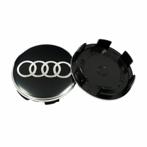 Колпачок ступицы Audi 60мм Tech Line кик слик со стикером (221235) фото 3