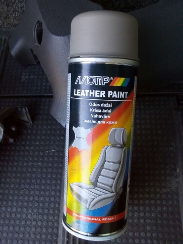 Motip  краска для кожи серая матовая аэрозоль 200мл    фото 3