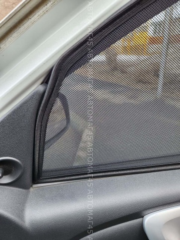 TLT  каркасные шторки на магнитах Лада Ларгус Renault Logan Sandero с 05г передние стандарт 2шт 10% фото 3