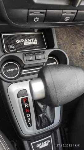 Коврики в ниши Лада Гранта Lada Granta FL 2018-2025г белые буквы 13пр. фото 3