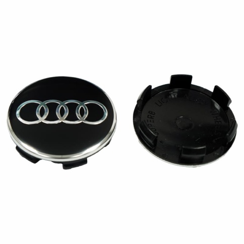 Колпачок ступицы Audi 60мм Tech Line кик слик со стикером (221235) фото 2