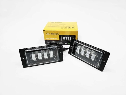 Ruzoom  Фары противотуманные 7 линз ВАЗ 2110 2112 2113 2115 Нива Шевроле 40W 6000LM 2шт гарант 3 мес фото 2