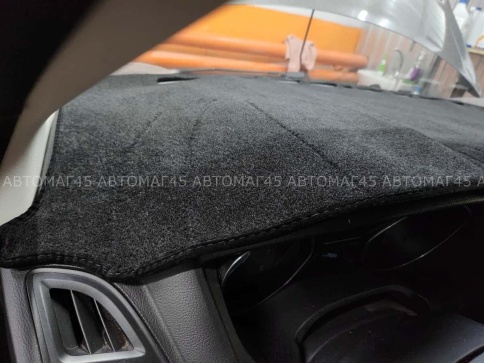Накидка на панель Ford Focus 3 Форд Фокус 3 карпет  фото 3