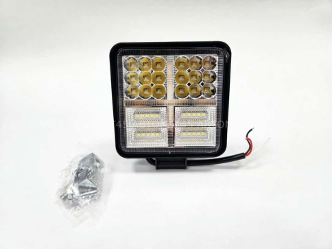 C2R Светодиодная фара дальний свет вспышка ФСО 10-30V чипы SMD 126Вт 1шт гарантия 1мес G0023-25MM    фото 2