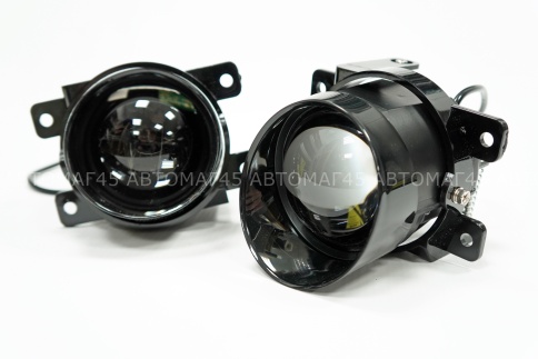 Ruzoom S19 Фары п/туманные 1 линза  Lada Vesta X-Ray и иномарки LED 64W 7500LM 2шт гарантия 6 мес фото 4