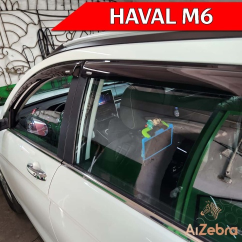 VAD  дефлекторы окон Haval M6 Хавал М6 2021г-н.в.  комплект 4шт    фото 2