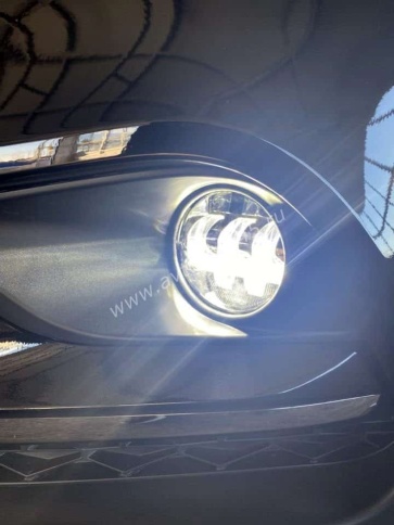 C2R  Фары п/туманные 5 линз LED Vesta Веста Лада X-Ray иномарки LED 60W 4800LM 2шт гарантия 3мес фото 6