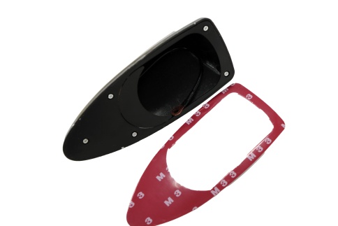 Антенна  Акулий плавник серебристый с усилителем CW-333   фото 2