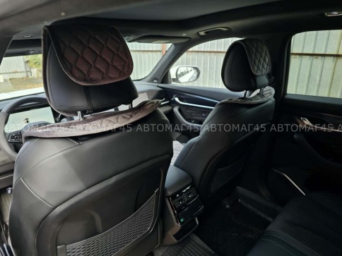 Автотренд  Накидки на сиденье на силиконе велюр узкий сигара серый 2шт    фото 2