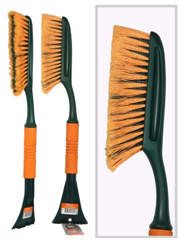 Li-Sa  щетка для снега со скребком распушенная щетина 64см LS208   фото 1