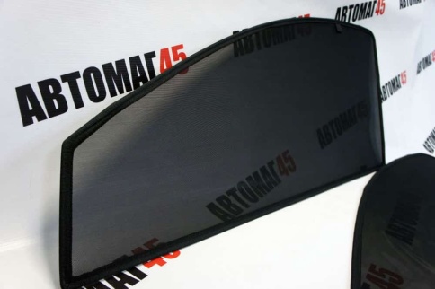 BRENZO  каркасные шторки на магнитах Kia Rio Киа Рио 2011-2017г передние премиум 2шт 15%   фото 4