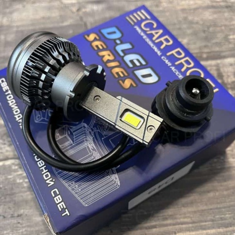 Carprofi D-LED  лампы LED 2шт D4S 12В 50W 5500K 6000Lm гарантия 6мес    фото 5