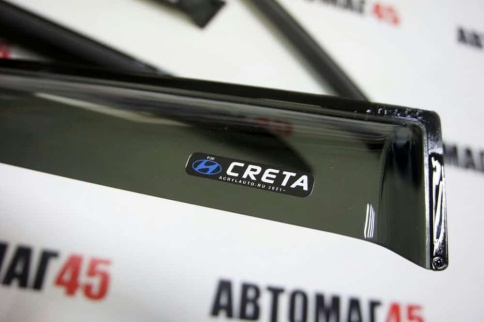 VAD  дефлекторы окон Hyundai Creta 2 Хендай Крета 2 2020-2022г комплект 4шт    фото 3