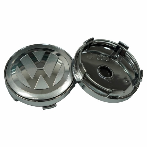 Колпачок ступицы VW 60/57 серебро TechLine КиК Слик NZDK 040 фото 3