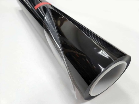 SHG DARK BLACK 20% Пленка для фар светло-черная глянцевая полиуретан-гибрид 0,6м х 1м    фото 4