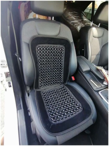 PSV  накидка на сиденье шариковый массажер черная    фото 5