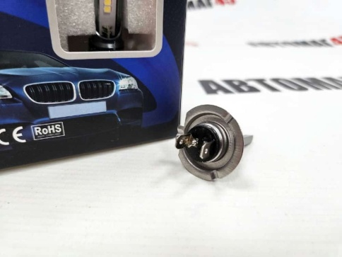 R12  чип СОВ LED 2шт H7 12В 18W 6000К 2000Lm гарантия 1мес C2R   фото 3