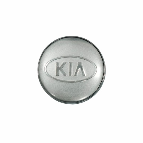 Колпачок ступицы Kia 60/57 серебро хром TechLine Кик Слик (198791) фото 4