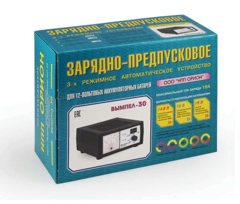 Вымпел-30 З/У для АКБ 0-18А до 180а/ч Автомат Предпусковой запуск оригинал гарантия 1год    фото 3