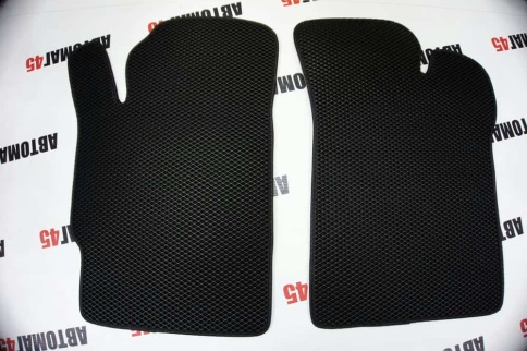 EVA ЭВА  коврики в салон Kia Spectra 2004-2011г черные рисунок ромб компл 5шт фото 4