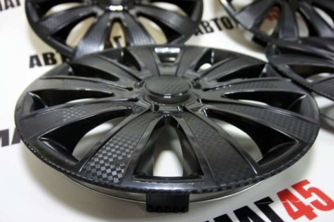 Star  Колпаки R15 Карат черный комплект    фото 4