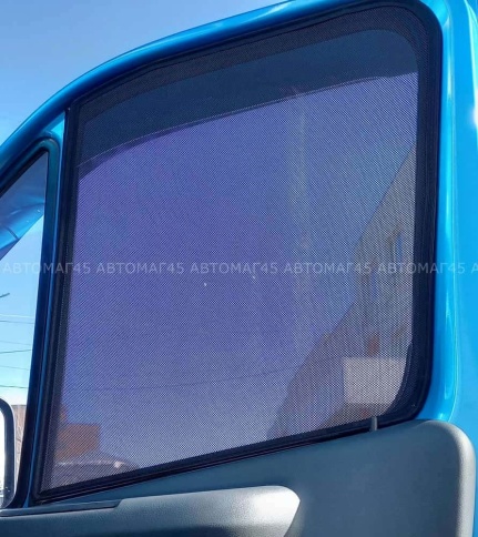 TLT  каркасные шторки на магнитах ГАЗель NEXT c 2013г передние из двух частей 2шт 10%    фото 5