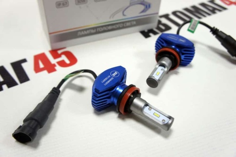 SVS S1  plus чип CSP LED 2шт H11 12В 30W 5000К 4000Lm с обманкой гарантия 5 мес    фото 4