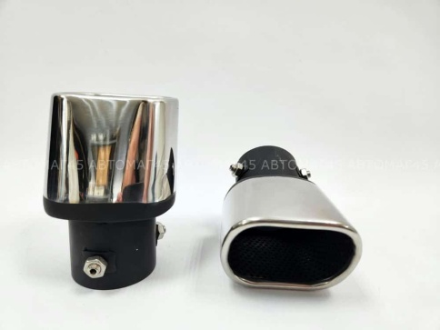 Насадка  на глушитель №438 сталь черная ZXQ-438 фото 5