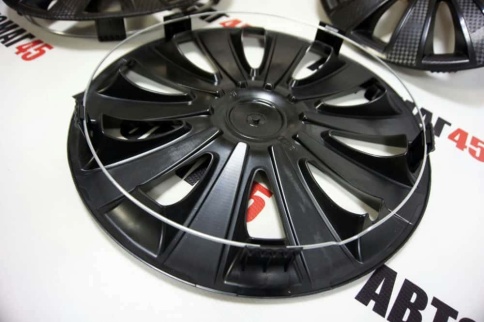 Star  колпаки R13 черный Карат комплект    фото 5