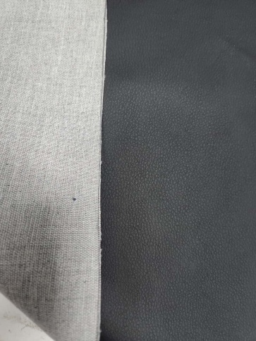 Экокожа без поролона пегас черная гладкая 1м х 1,4м    фото 3