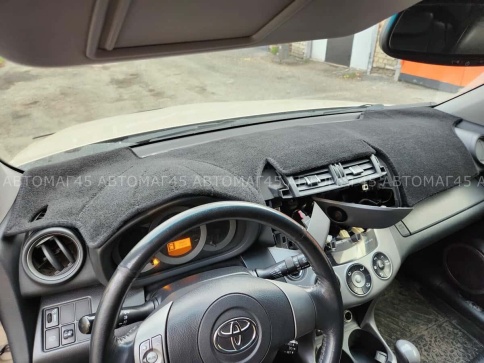 Накидка на панель Toyota RAV4 XA 30 Тойота Рав4 ХА30 2007-2013г карпет  фото 6