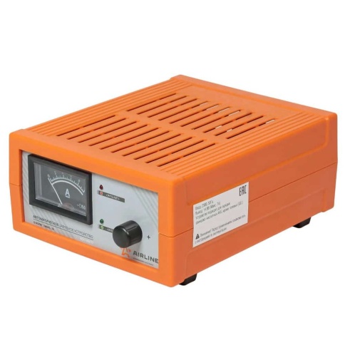 Airline  зарядное устройство для АКБ 7А ручная регулировка автоматическое импульсное до 120Ач гар 1г фото 3
