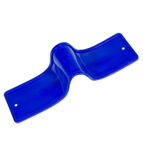 Dollex  рамка номерного знака силиконовая без основы синяя 1шт    фото 3