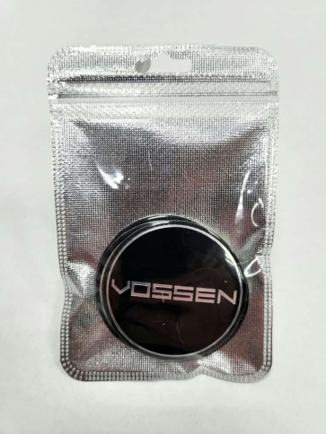 Наклейка на колпаки Vossen сферическая изогнутая 5,4см 4шт (226752) фото 1