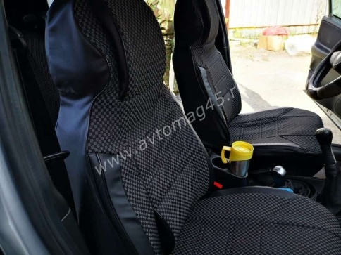 Авточехлы  Нива Шевроле Niva 2014-2020г Нива Travel с 2020г жаккард черный    фото 7