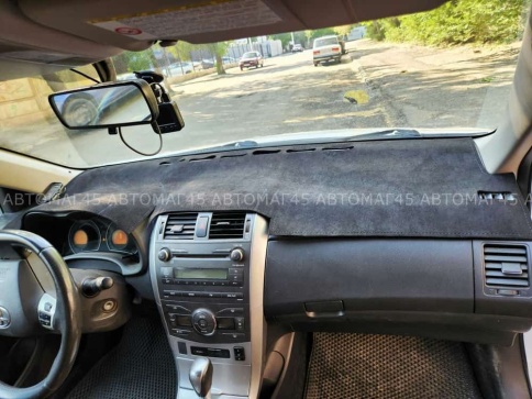 Накидка на панель Toyota Corolla Тойота Королла 2007-2013г кузов 150 алькантара фото 4