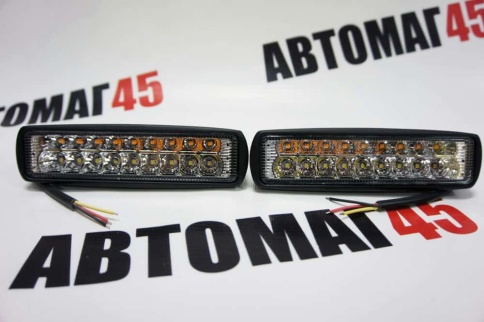 Carprofi  фара светодиодная 10-30V функция поворотника 18Вт рабочий свет 1шт гарантия 3 мес   фото 1