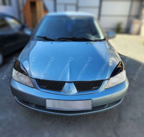 Реснички накладки на фары Mitsubishi Lancer 9 Мицубиси Лансер 9 2шт    фото 6