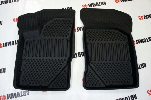 Rezkon Коврики  в салон передние Лада Granta Гранта Лада Kalina Калина Datsun On-Do Mi-Do 2шт    фото 1