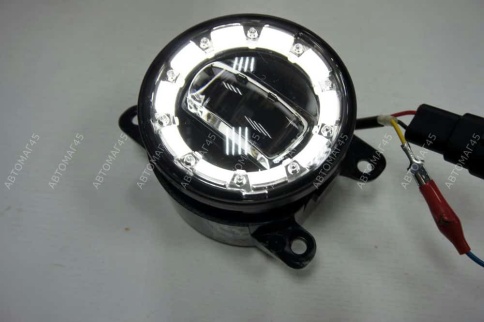 C2R  Фары п/туманные линза + глазки LED Vesta Веста X-Ray иномарки LED 40W 4800LM 2шт гарантия 3мес фото 4